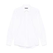 Witte Knoopshirt Lange Mouwen Daniele Alessandrini , White , Heren