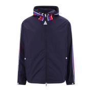 Stijlvolle Rits Hoodie Jas Moncler , Blue , Heren