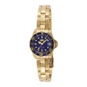 Pro Diver Dames Quartz Horloge Invicta Watches , Yellow , Dames