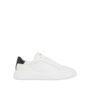 Witte casual leren sneakers voor heren Calvin Klein Jeans , White , He...