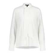 Soepele Blouse met Banddetail Marc Cain , White , Dames