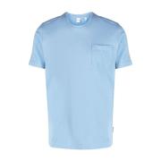 Jersey T-shirt met ronde hals Aspesi , Blue , Heren