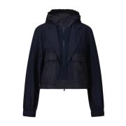 Blazer met capuchon en rits Marc Cain , Blue , Dames