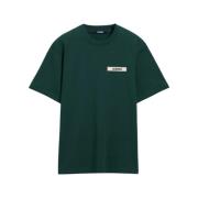 Petit Grain Donkergroen T-shirt Jacquemus , Green , Heren