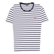 Geborduurde Slim Fit Katoenen T-shirt Polo Ralph Lauren , Blue , Heren