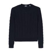 Blauwe Sweatshirt voor Stijlvolle Casual Look Aspesi , Blue , Dames