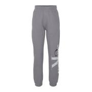 Logo Joggers - Grijs, Rechte pasvorm Calvin Klein , Gray , Dames