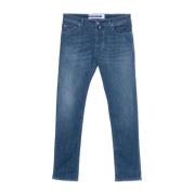 Slim Bard Indigo Jeans Jacob Cohën , Blue , Heren