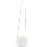 Pre-owned Leather chanel-bags Chanel Vintage , White , Dames