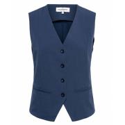 Gewatteerde Vest met Capuchon &Co Woman , Blue , Dames