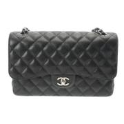 Pre-owned Leather chanel-bags Chanel Vintage , Black , Dames