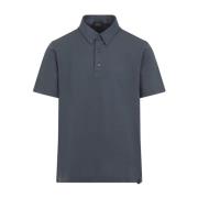 Donkergroene fles Polo shirt Brioni , Gray , Heren