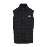 Zwarte Barthe Vest Moncler , Black , Heren