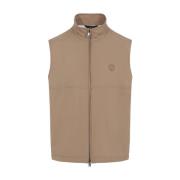 Neutrale Vest voor Stijlvolle Mannen Brioni , Brown , Heren