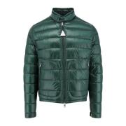 Gewatteerde jas met dubbele ritssluiting Moncler , Green , Heren