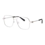 Stijlvolle Bril Stijl 7J Optisch Off White , Gray , Unisex