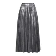 Asymmetrische Geribbelde Taille Rok Max Mara Weekend , Gray , Dames