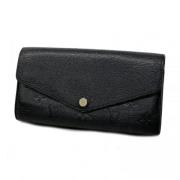 Pre-owned Fabric wallets Louis Vuitton Vintage , Black , Dames