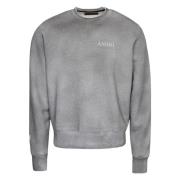 Vintage Logo Sweatshirt in Grijs Amiri , Gray , Heren