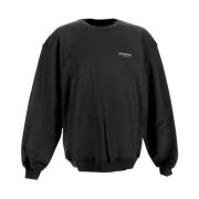 Katoenen Logo Sweatshirt Represent , Black , Heren