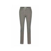 Slim-Fit Fluwelen Broek New York Stijl Mason's , Gray , Dames