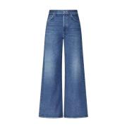 Wijde Pijp Denim Stijl Broek Rag & Bone , Blue , Dames