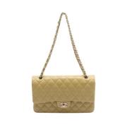 Pre-owned Leather chanel-bags Chanel Vintage , Brown , Dames