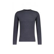 Merinowol Pullover Klassieke Stijl Daniele Fiesoli , Black , Heren