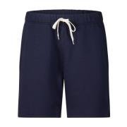 Katoenen casual shorts met trekkoord Autry , Blue , Heren