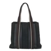 Pre-owned Canvas handbags Hermès Vintage , Black , Dames