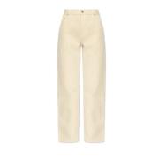 Stijlvolle Broeken voor Mannen Burberry , Beige , Dames