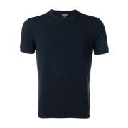 Blauw T-shirt met Armani borduurwerk Giorgio Armani , Blue , Heren