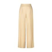 Wijde broek met relaxte pasvorm Hugo Boss , Beige , Dames