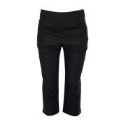 Zwarte Stijlvolle Broek Moschino , Black , Dames