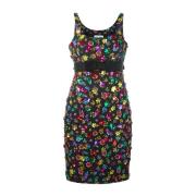 Multicolor Jurk Moschino , Multicolor , Dames