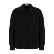 Stijlvolle Overhemden Collectie Stone Island , Black , Heren