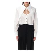 Hart Cut Off Shirt Vivienne Westwood , White , Dames