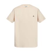 Beige Crew Neck Korte Mouwen Top Vivienne Westwood , Beige , Heren