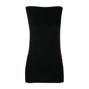 Zwarte Mouwloze Top voor Vrouwen Wolford , Black , Dames