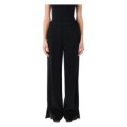 Vloeibare Broek Jil Sander , Black , Dames