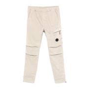 Casual Katoenen Broek C.p. Company , White , Heren