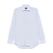 Lichtblauwe Button-Up Shirt Etro , Blue , Heren