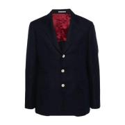 Elegante Blazer voor Stijlvolle Look Brunello Cucinelli , Blue , Heren