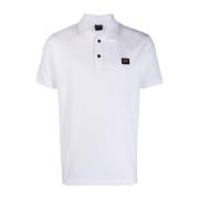 Klassieke Polo Shirt Paul & Shark , White , Heren