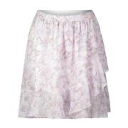 Mini Rok in Wikkelstijl met Abstract Patroon Hugo Boss , Purple , Dame...