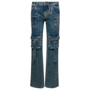 Slim-fit Jeans Blumarine , Blue , Dames