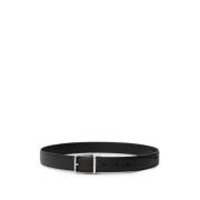 Leren Riem Dolce & Gabbana , Black , Heren