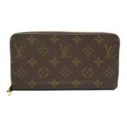 Pre-owned Canvas wallets Louis Vuitton Vintage , Brown , Unisex