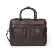 Donkerbruine Laptop Zakelijke Tas Howard London , Brown , Heren