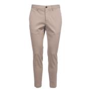 Slimme katoenen broek met zakken Incotex , Beige , Heren